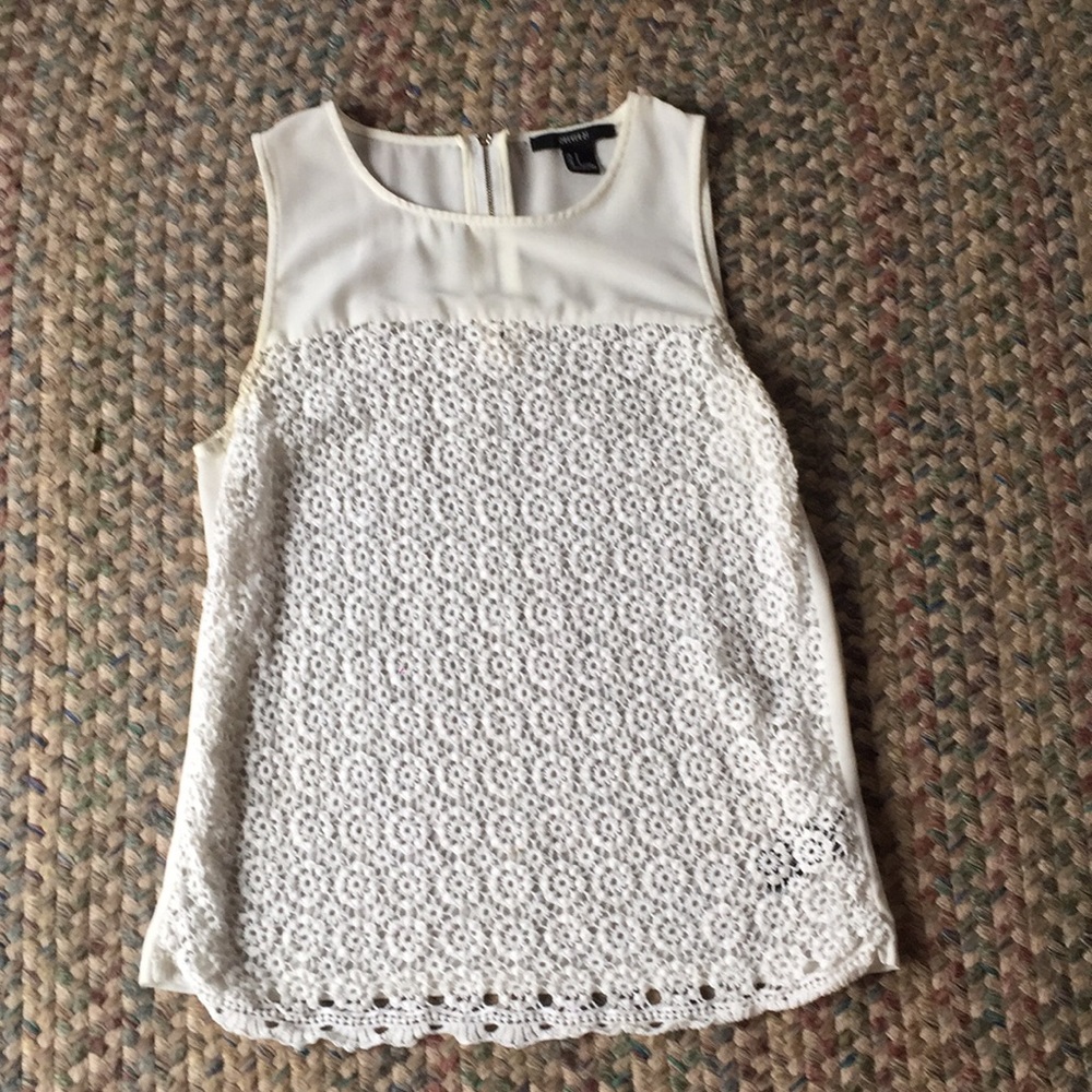 White lace blouse